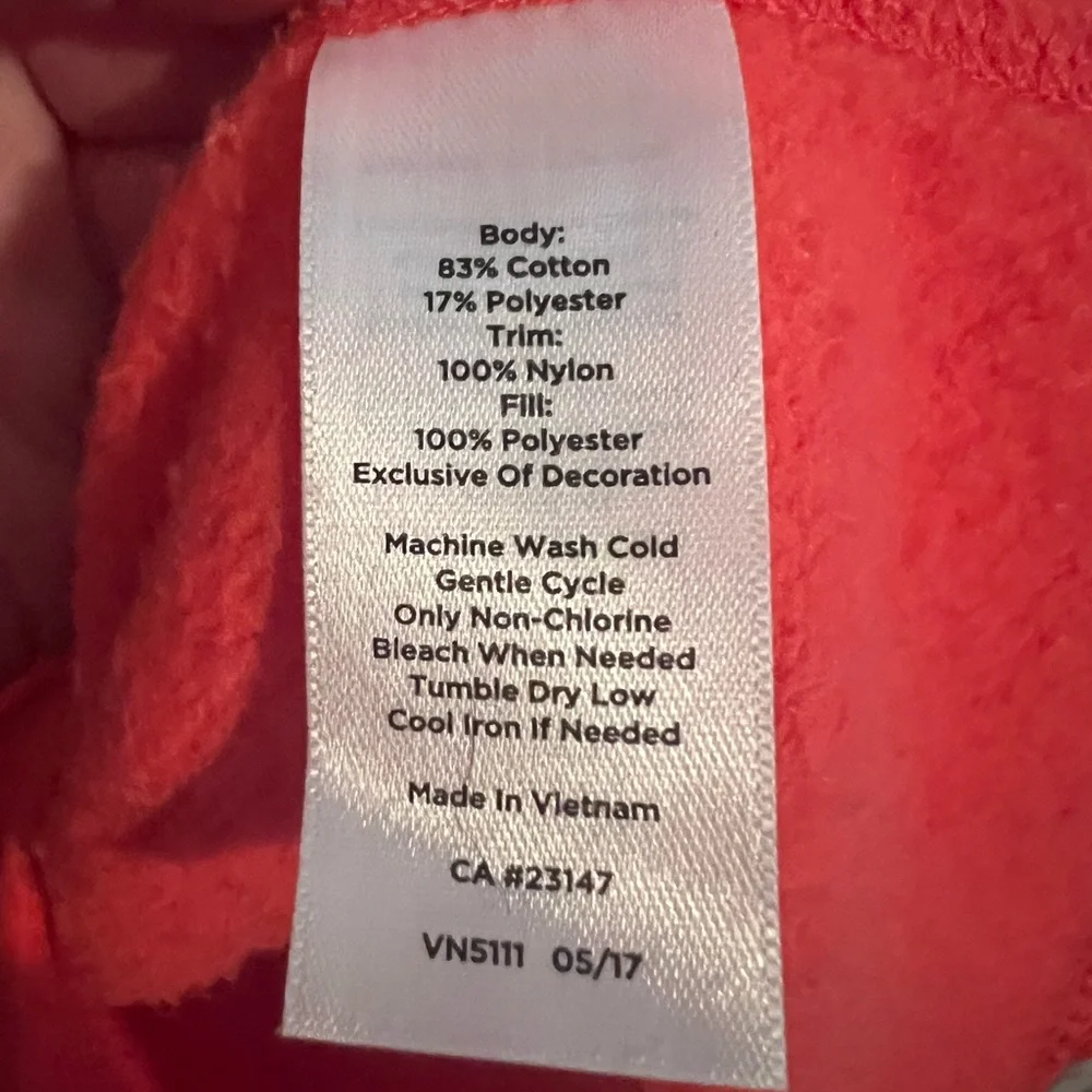 Talbots Orange Quilted Vest Lightweight Stand-Up Collar - Picture 11 of 13